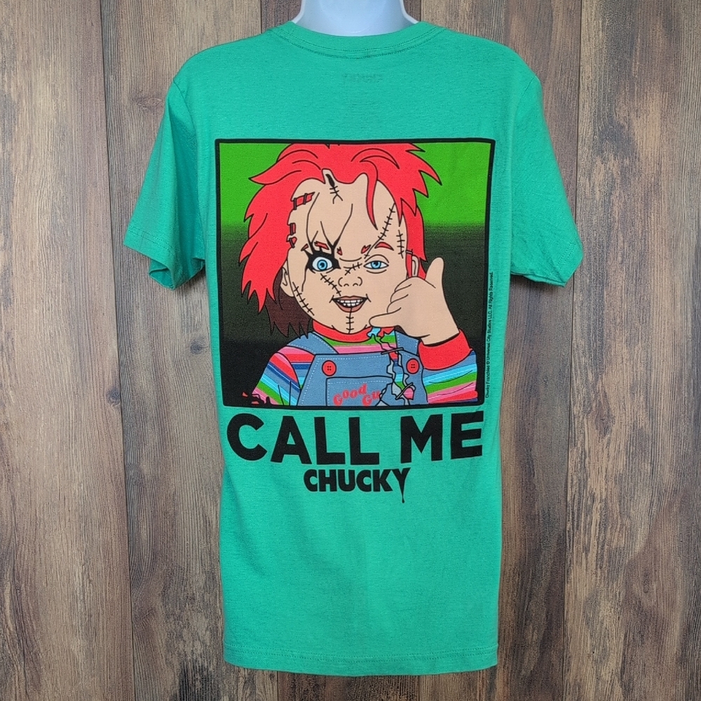 Chucky Horror Green Graphic T-Shirt S                                 M416